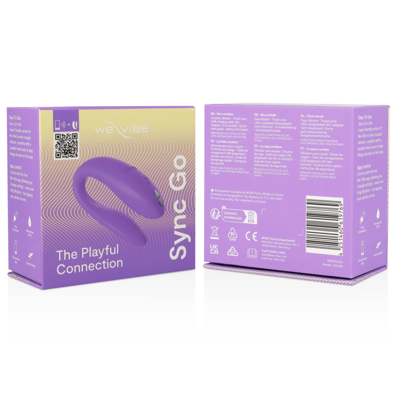 WE-VIBE - SYNC GO ESTIMULADOR DUAL VIOLETA – Bild 2