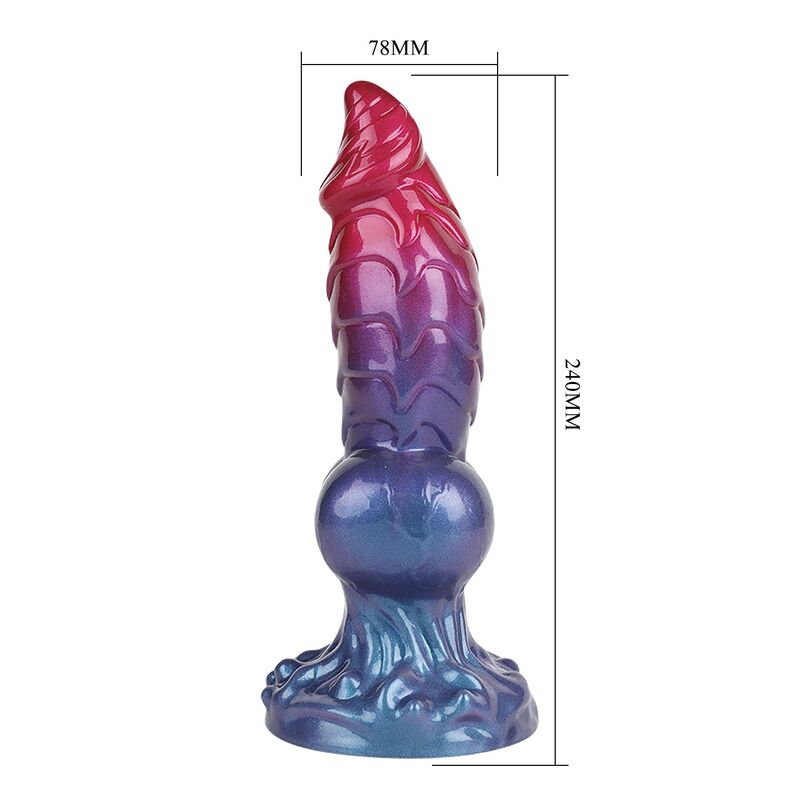 POWER MONSTERS - ELDRITCH SENTINEL BICOLOR FANTASY SILIKONDILDO 24 CM Ø 5 CM – Bild 7