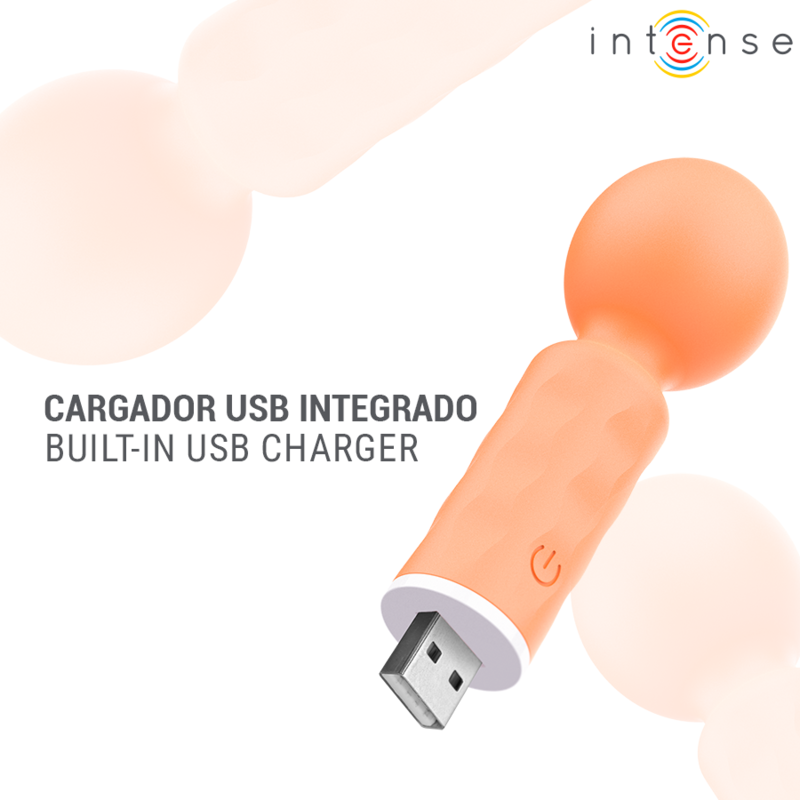 INTENSE - JARED MINI-STÄBMASSAGER USB-AUFLADBAR ORANGE – Bild 4