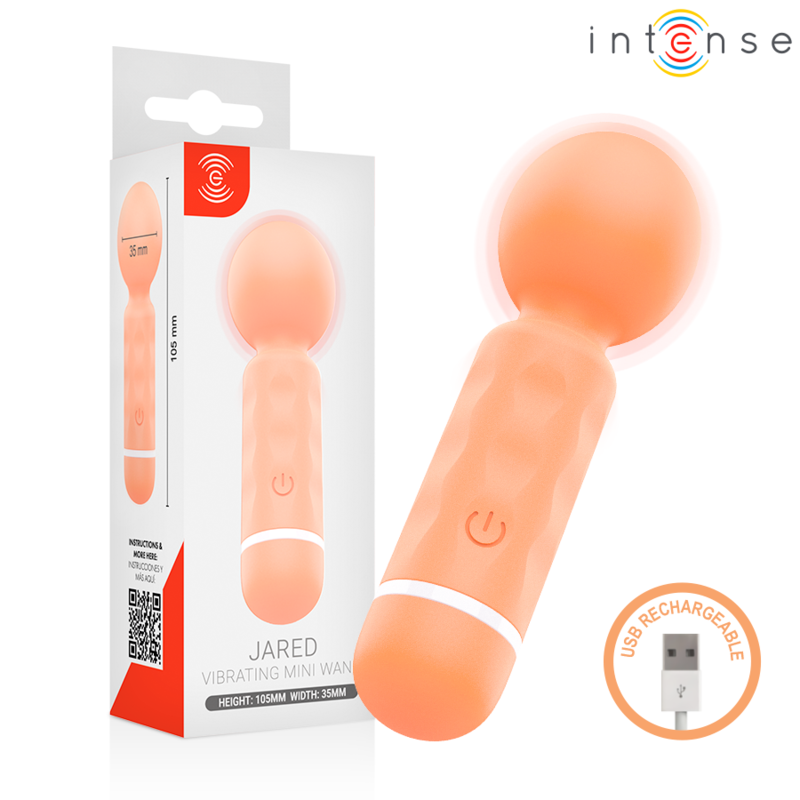 INTENSE - JARED MINI-STÄBMASSAGER USB-AUFLADBAR ORANGE