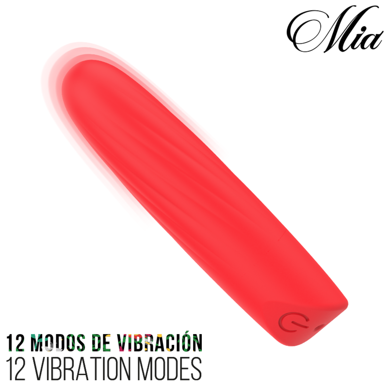 MIA - LUCY ELLEN USB-AUFLADBARER MINI-VIBRATOR ROT – Bild 4