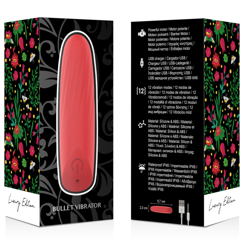 MIA - LUCY ELLEN USB-AUFLADBARER MINI-VIBRATOR ROT – Bild 5