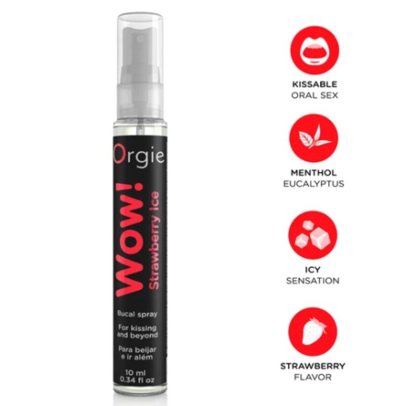ORGIE - WOW! ERDBEER-EIS-MUNDSPRAY 10 ML