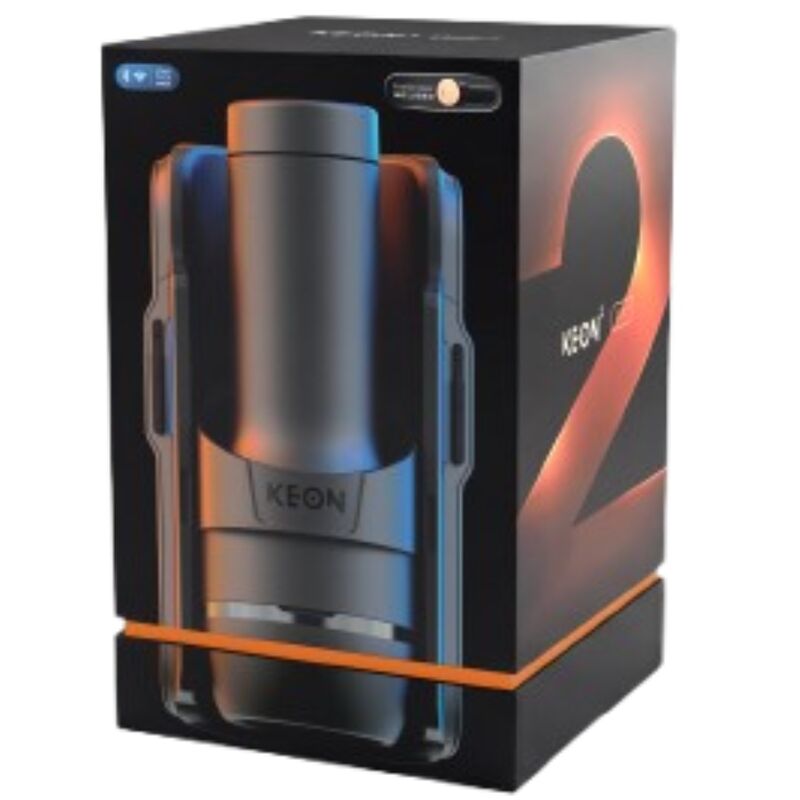 KIIROO - KEON 2 COMBO INTERAKTIVER AUTOMATISCHER MASTURBATOR MIT FÜHL-STROKER SCHWARZ/BLAU – Bild 17