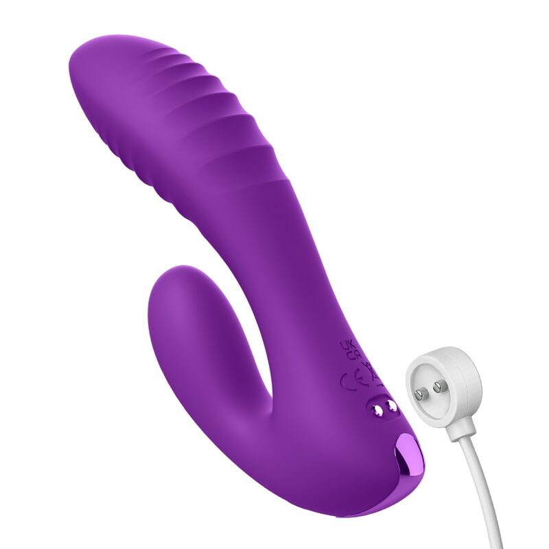 FANTASY FOR HER - SECRET LOVER DOPPELSPITZENVIBRATOR GY KLITORIS WIEDERAUFLADBAR LILA – Bild 3
