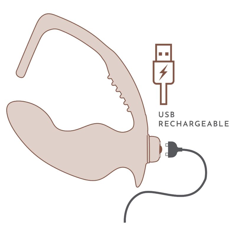 ROCKS-OFF - NOVA ZENTURIAN VIBRIERENDER PROSTATAPULVER MIT RINGEN, 16 MODI, DUNKELBLAU – Bild 5