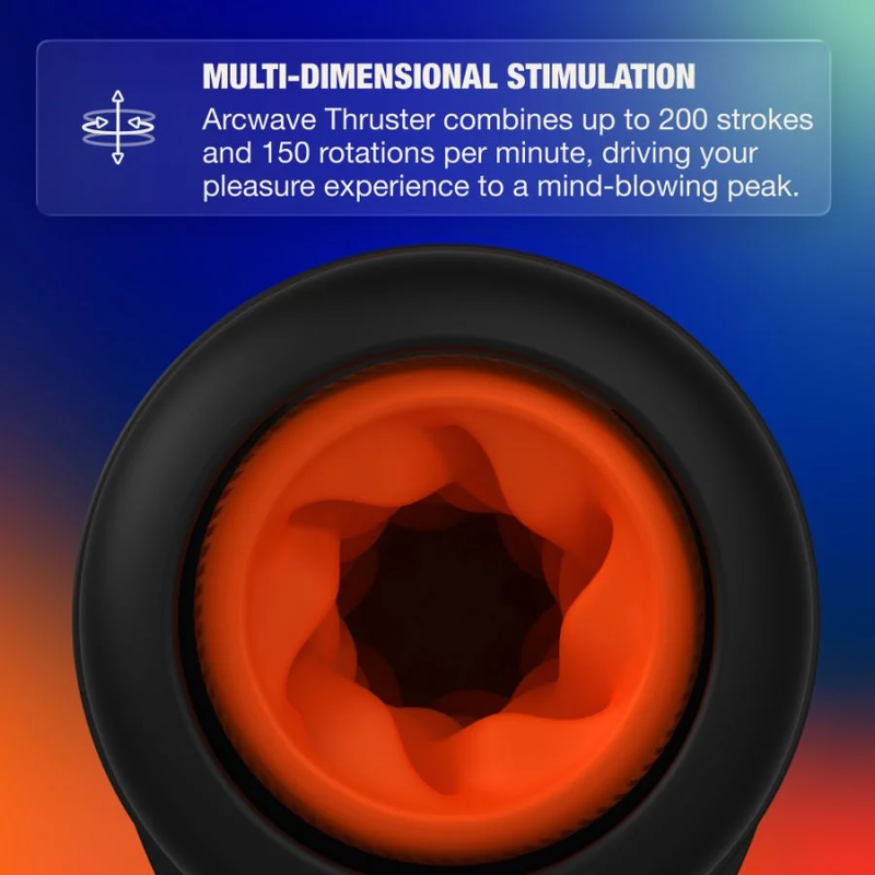 ARCWAVE - THRUSTER AUTOMATISCHER MÄNNLICHER STROKER MIT STOSSBEWEGUNG, ROTATION UND STEUERUNG – Bild 3