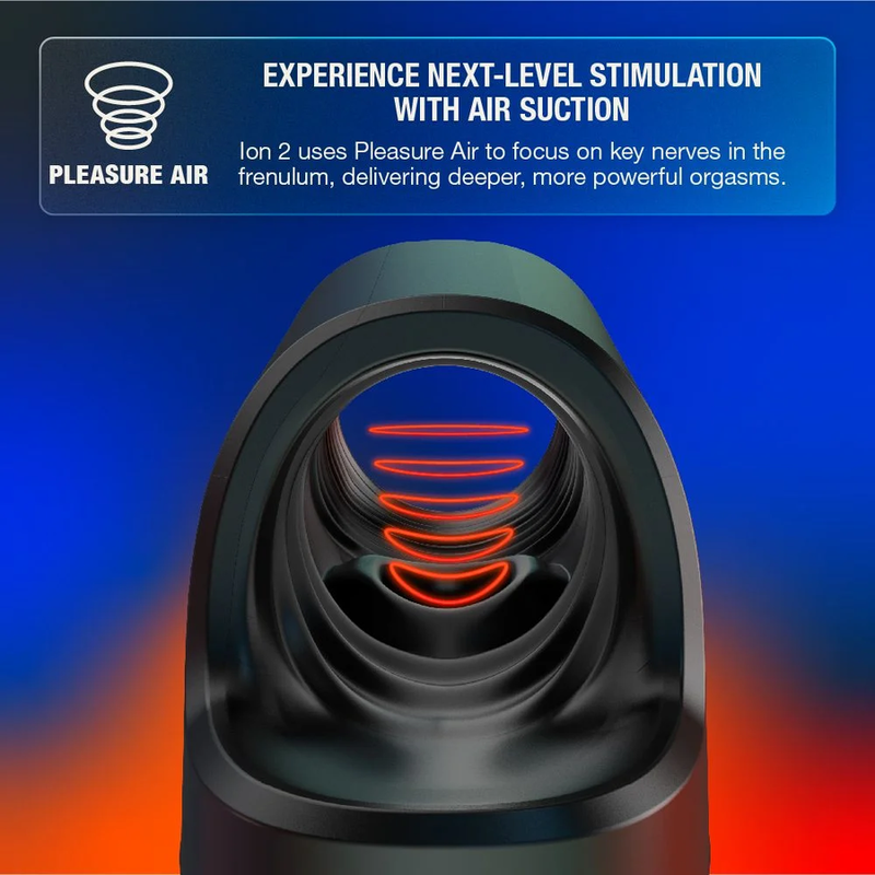 ARCWAVE - ION 2 MÄNNLICHER STROKER MIT PULSIERENDER LUFTWELLENSTIMULATION SCHWARZ – Bild 4