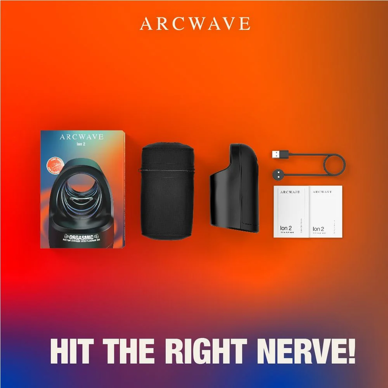 ARCWAVE - ION 2 MÄNNLICHER STROKER MIT PULSIERENDER LUFTWELLENSTIMULATION SCHWARZ – Bild 7