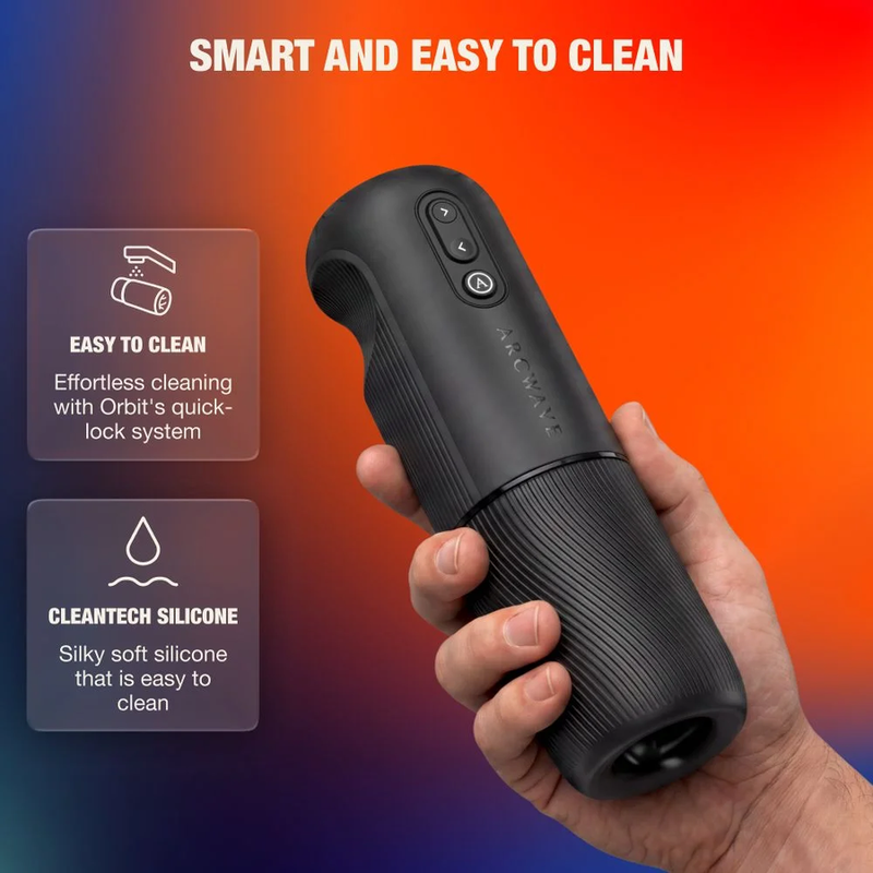 ARCWAVE - ORBIT 360° DREHBARER MÄNNLICHER MASTURBATOR MIT APP-STEUERUNG SCHWARZ – Bild 2