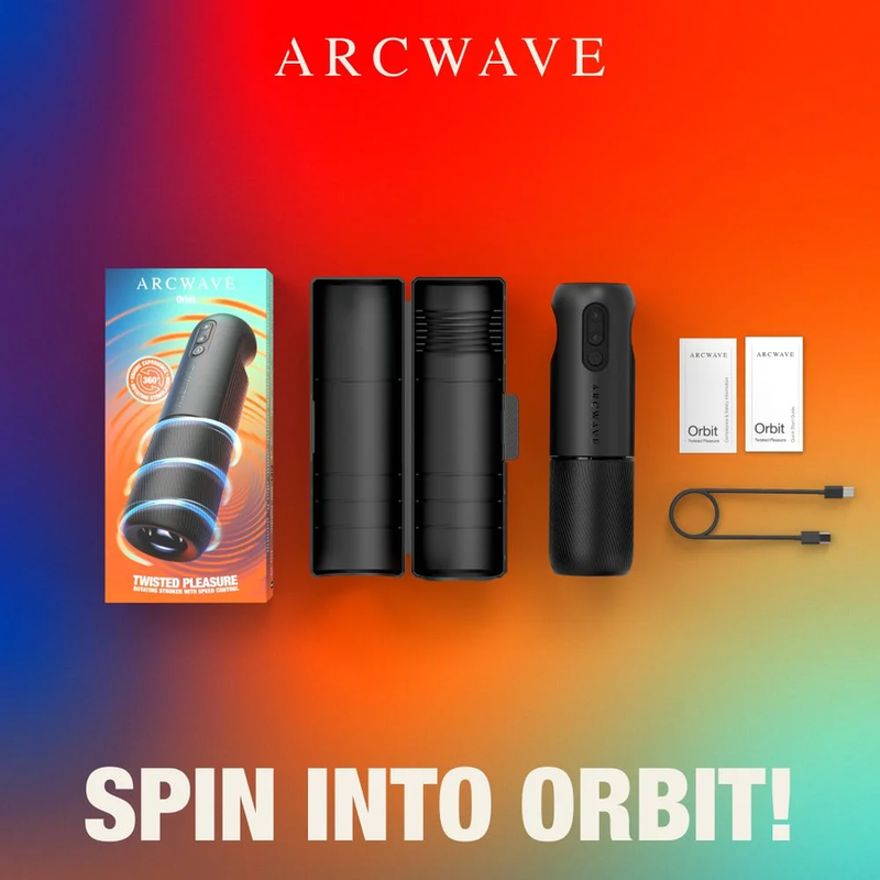 ARCWAVE - ORBIT 360° DREHBARER MÄNNLICHER MASTURBATOR MIT APP-STEUERUNG SCHWARZ – Bild 10