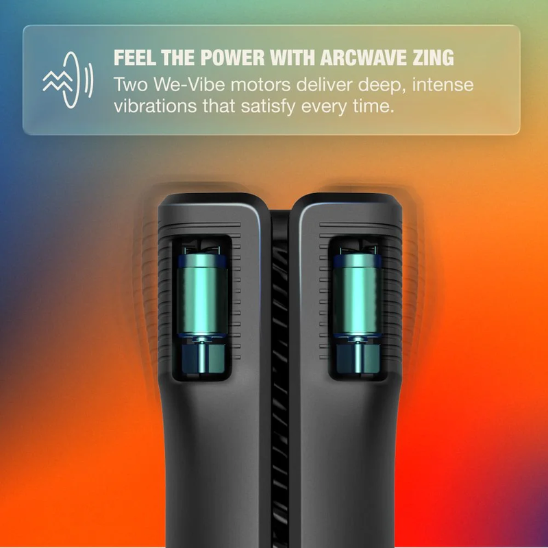 ARCWAVE - ZING VIBRIERENDER MÄNNLICHER STROKER MIT DOPPELMOTOR SCHWARZ – Bild 4