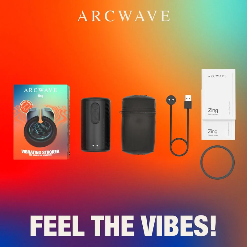 ARCWAVE - ZING VIBRIERENDER MÄNNLICHER STROKER MIT DOPPELMOTOR SCHWARZ – Bild 8