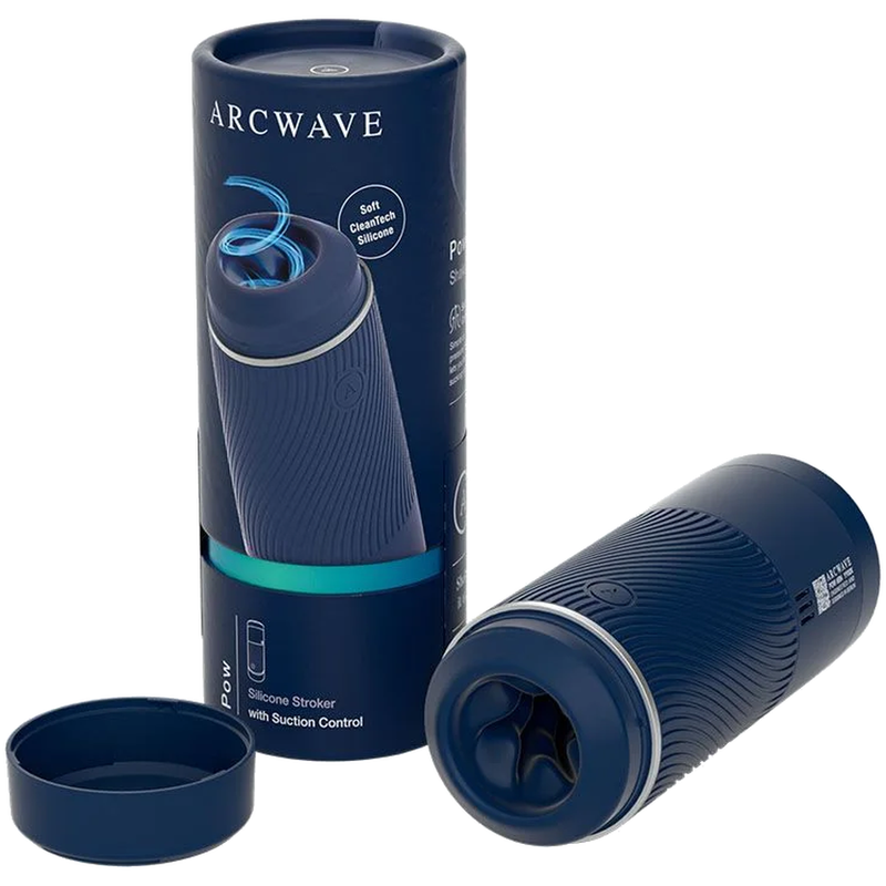ARCWAVE - POW MANUELLER STROKER MIT SAUGKONTROLLE BLAU – Bild 4
