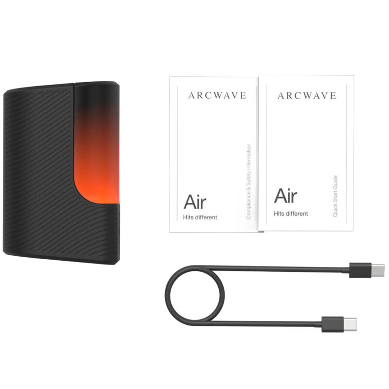 ARCWAVE - AIR ELASTISCHER MÄNNER-MASTURBATOR MIT LUFTIMPULSEN UND 6 INTENSITÄTSSTUFEN SCHWARZ – Bild 2
