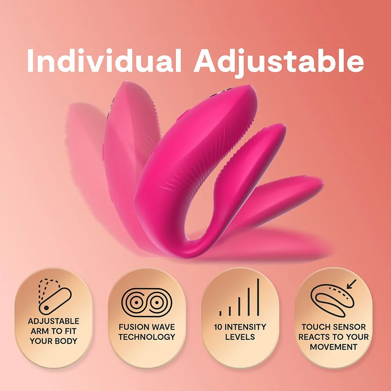 WE-VIBE - CHORUS PRO PREMIUM PAARVIBRATOR ELEKTRISCH PINK – Bild 4