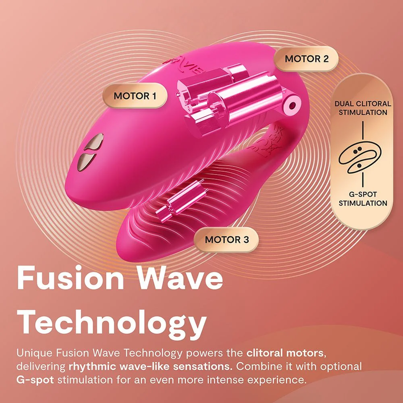 WE-VIBE - CHORUS PRO PREMIUM PAARVIBRATOR ELEKTRISCH PINK – Bild 8