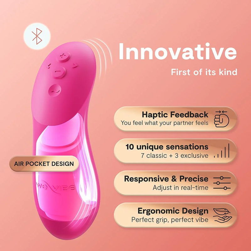 WE-VIBE - CHORUS PRO PREMIUM PAARVIBRATOR ELEKTRISCH PINK – Bild 10