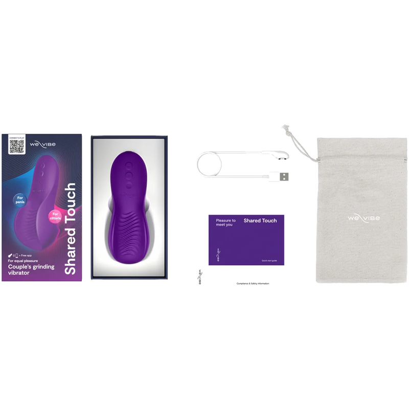 WE-VIBE - SHARED TOUCH DOPPELSEITIGER PAARVIBRATOR LILA – Bild 2
