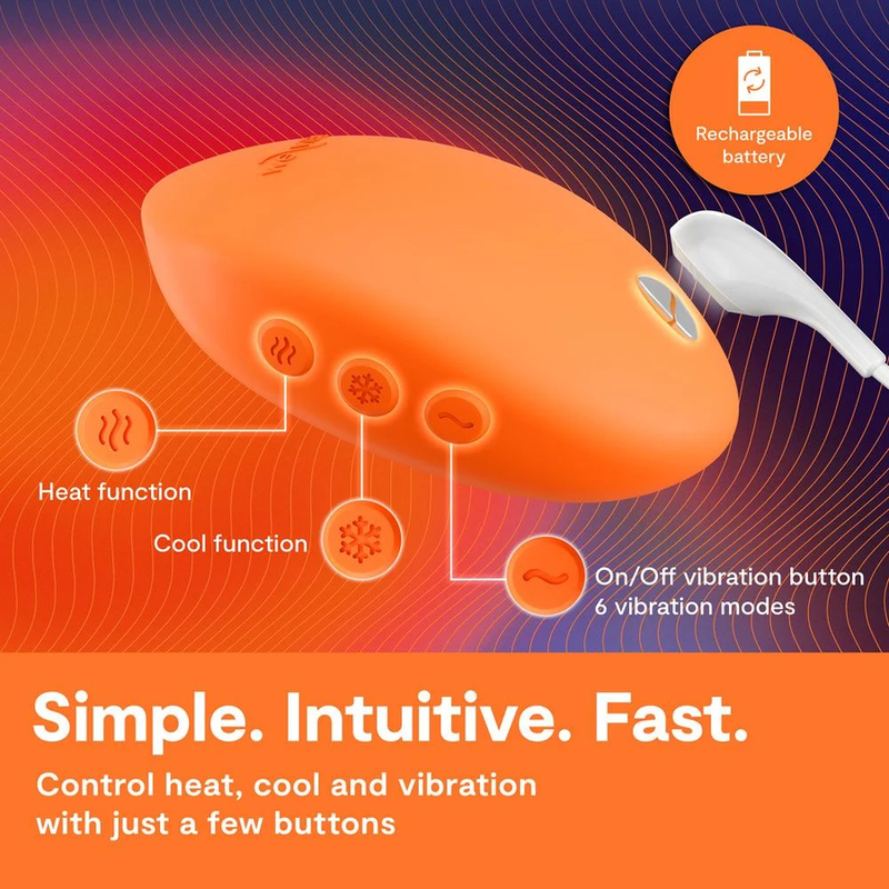 WE-VIBE - TEMPERATURHEIZ- UND -KÜHLVIBRATOR MANDARINE – Bild 2
