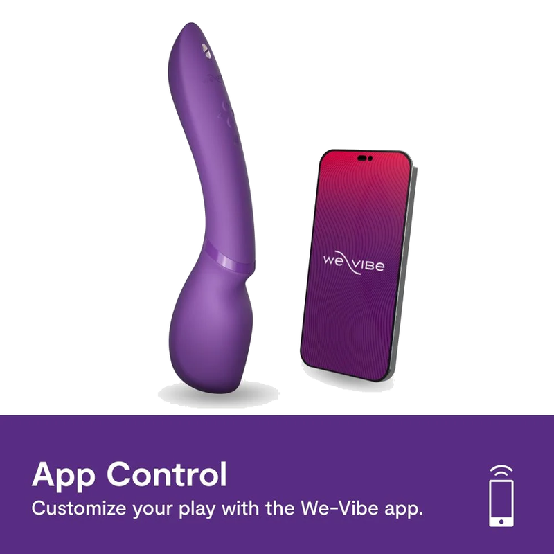 WE-VIBE - WAND 2 WIEDERAUFLADBARER KÖRPERMASSAGEGERÄT LILA – Bild 6