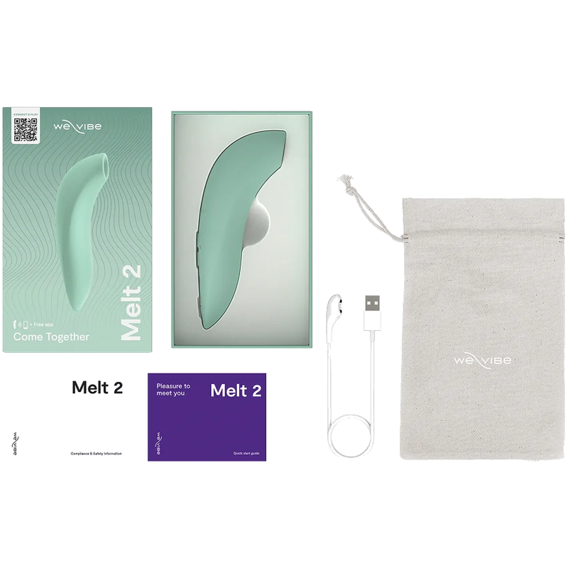 WE-VIBE - MELT 2 AIR-PULSE KLITORALSTIMULATOR SAGE – Bild 7