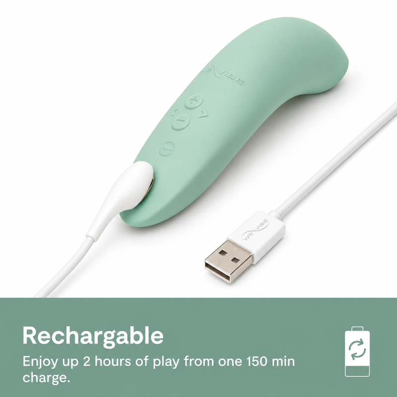 WE-VIBE - MELT 2 AIR-PULSE KLITORALSTIMULATOR SAGE – Bild 5