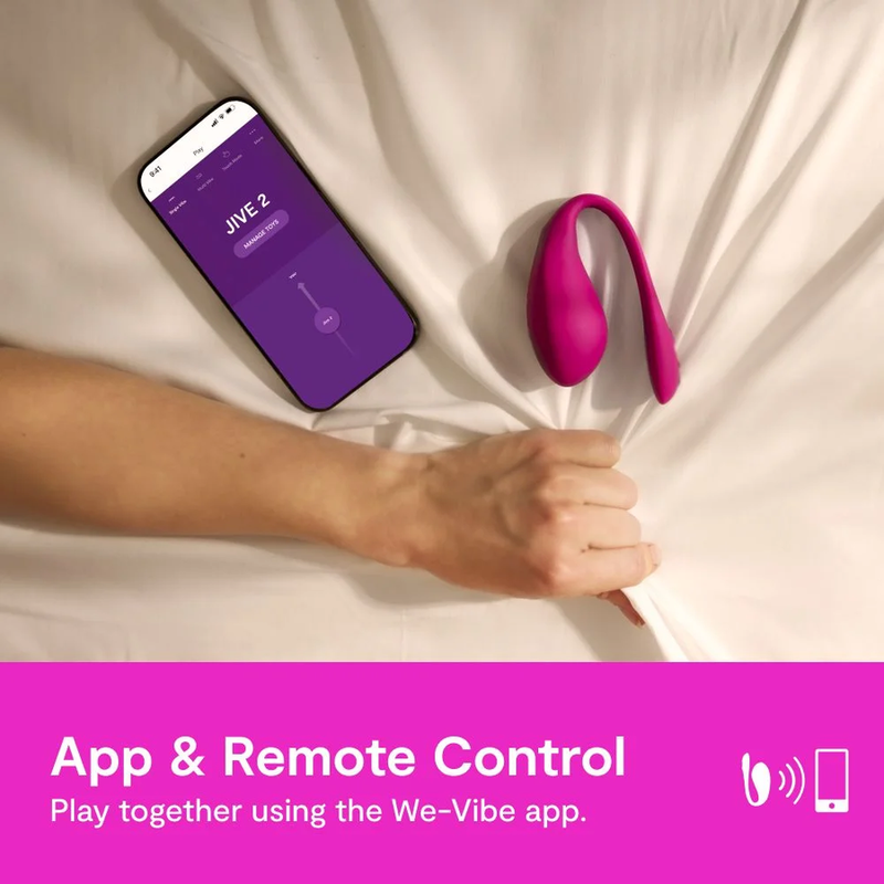 WE-VIBE - JIVE 2 TRAGBARER EIER-VIBRATOR, ELEKTRISCH, PINK – Bild 8