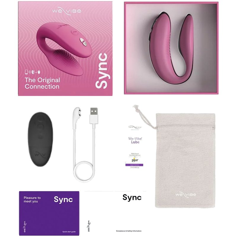 WE-VIBE - SYNC 2 VERSTELLBARER PAARVIBRATOR ROSE – Bild 7