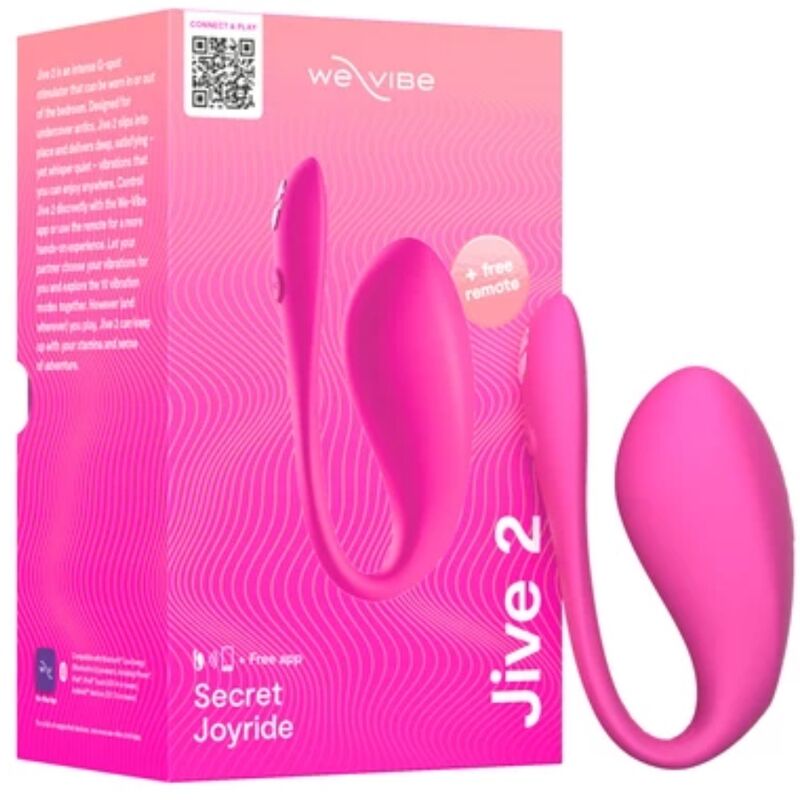 WE-VIBE - JIVE 2 TRAGBARER EIER-VIBRATOR, ELEKTRISCH, PINK – Bild 2